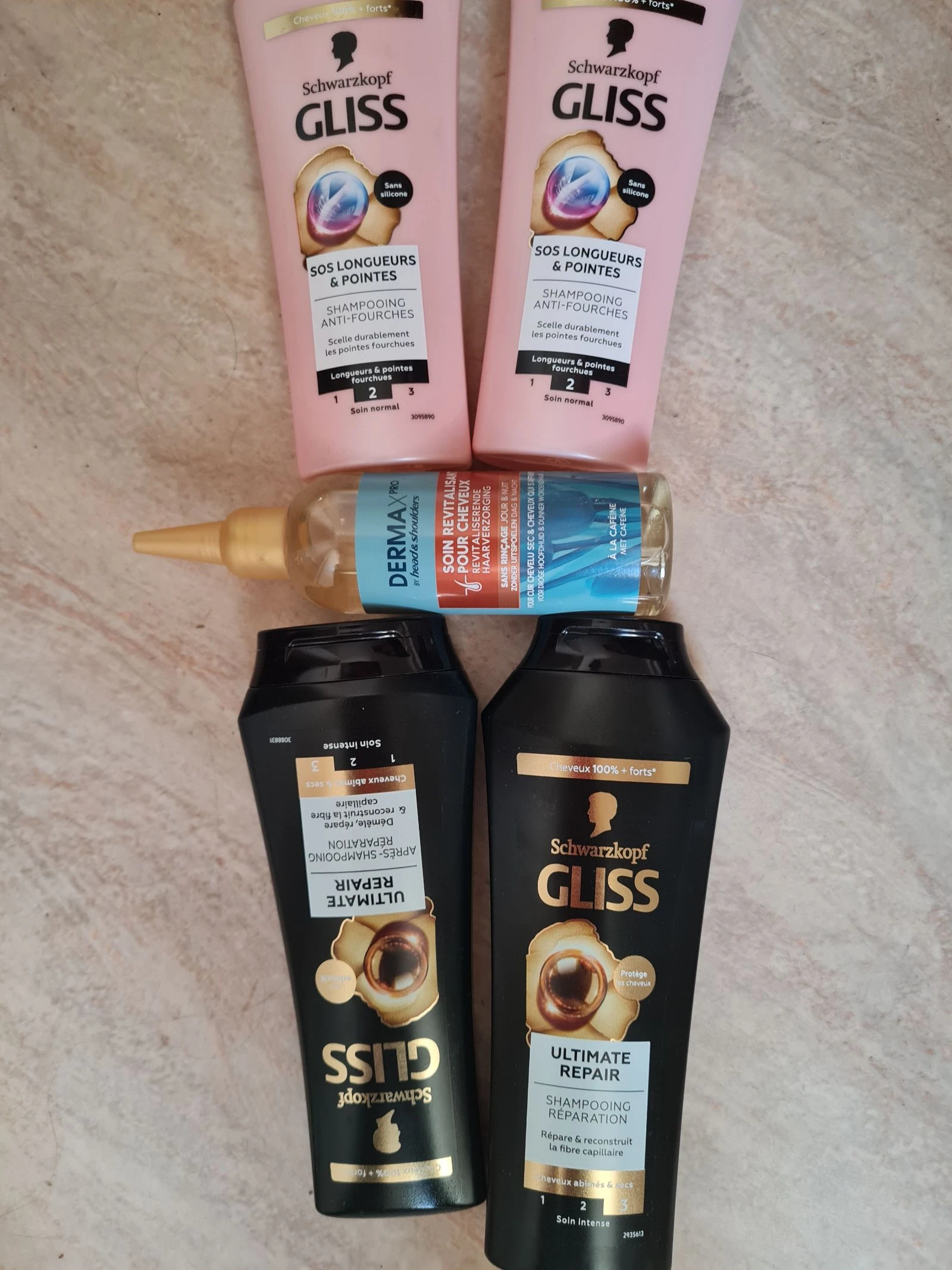 Lot 5 produits  